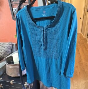 Isaac Mizrahi Lace Tunic